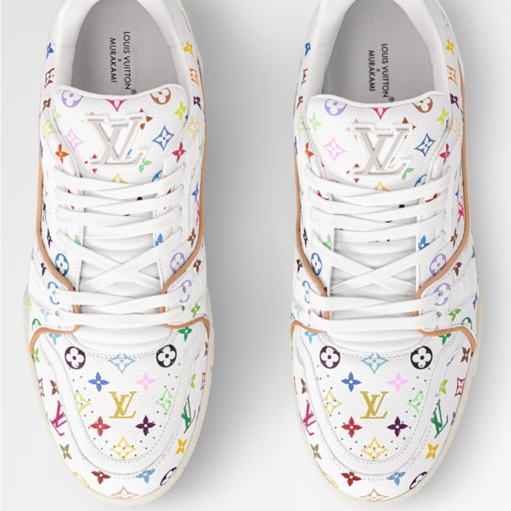 Louis Vuitton Trainer Murakami Multi-color monogram sneakers - Picture 2 of 4